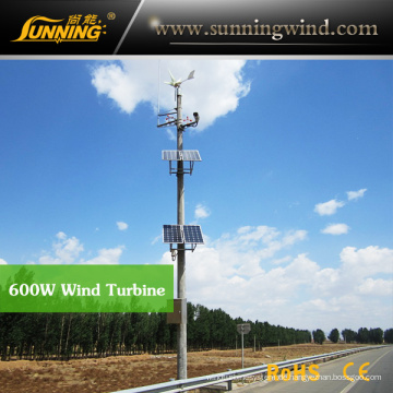 Wind Solar CCTV Kamera System Verwendung 600 Watt Wind Turbine Generator